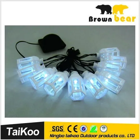 10 led outdoor solar strip light