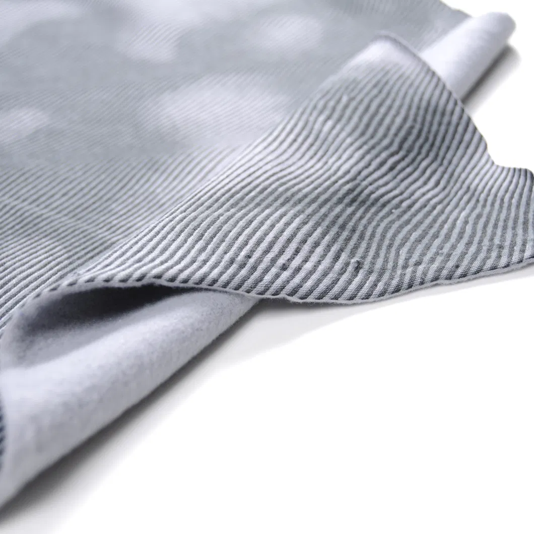 Nueva llegada CVC 60/40 French Terry Fleece con tejido P/D cepillado trasero para prendas de vestir