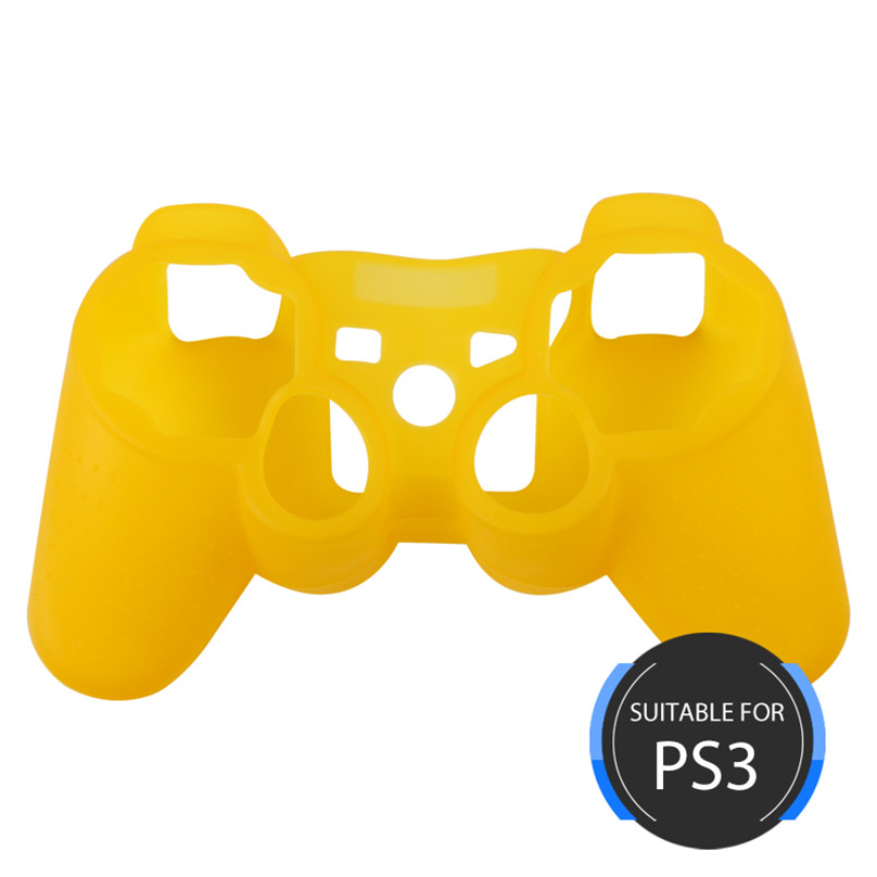 Yellow PS3 silicon case