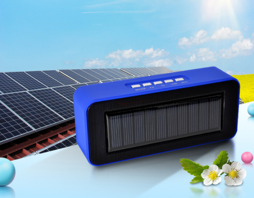 Creative Solar Powered Portable Bluetooth Speaker