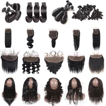 Hight Quality Wholesale Virgin Hair Vendors , Raw Virgin Brazilian Hair Products , 100% Natural Human Hair Bundles With Closure