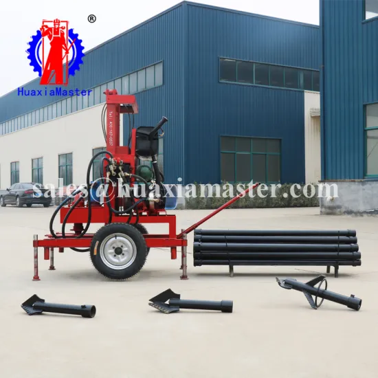 0-150m Mini small portable borehole drilling rig