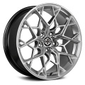 Alloy wheels aftermarket rims Silver brushed concave design