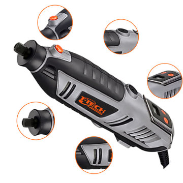 200W Mini Drill and High-Speed Surface Grinder with 10,000 to 40,000 RPM