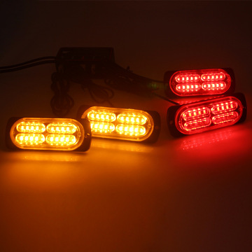 Yellow Grille Light 20LED Warning DRL Strobe Front Bumper for Car