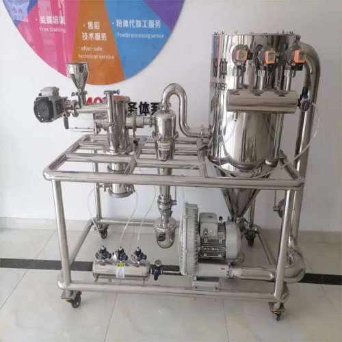 Compact Labscale Jet Mill Small Jet Mill, High Quality Compact Lab