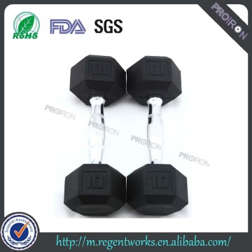 Professional rubber hex Dumbbell Sets