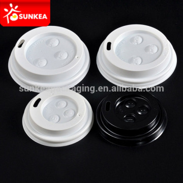 Disposable 80mm 90mm coffee paper cup plastic lid