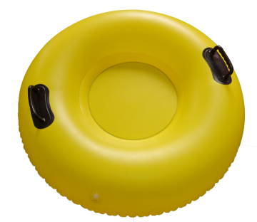 One Person Inflatable Snow Tube with Two Heavy Duty Handles