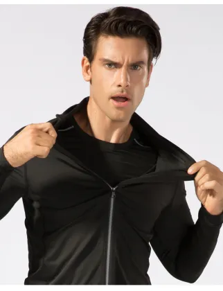 Men Clothes 5 Pieces Yoga Set Compression