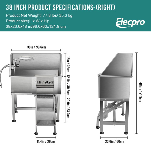 Pet Bathing Tub Classical New Design Dog Grooming Tubs Factory