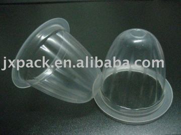 slinky olive fruit shape placstic PP cup (jelly cup)