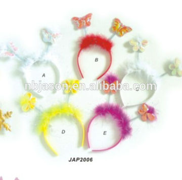 butterfly headband/party headband/feather headband