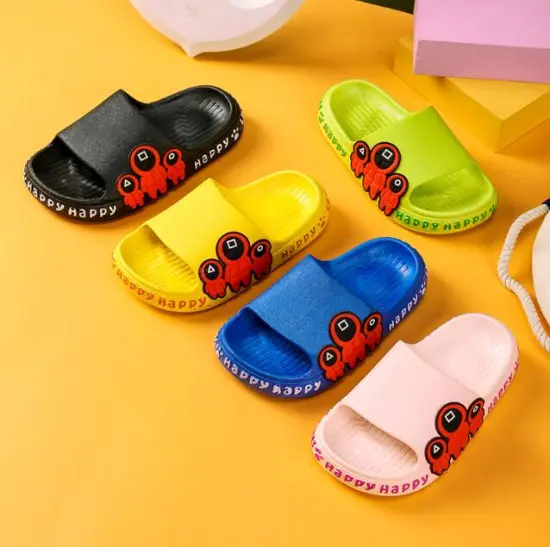 Summer Cartoon Kids Slippers: Soft, Candy Color, Non-Slip & Stylish Sandals for Boys and Girls