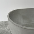 Elegante, farbene, runde Betonbadewanne