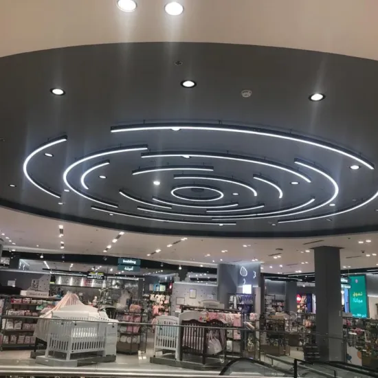 Hlinear light chandelier  aluminum profile led ring light hotel room wall light