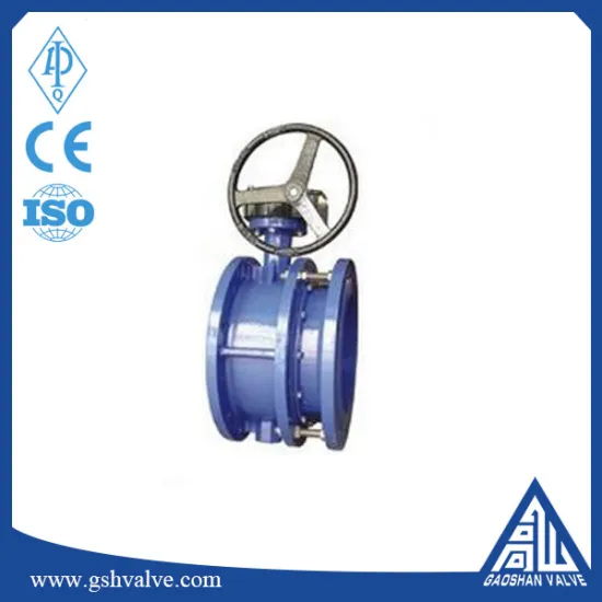 factory supply high quality 6 inch flange type telescopic butterfly valve