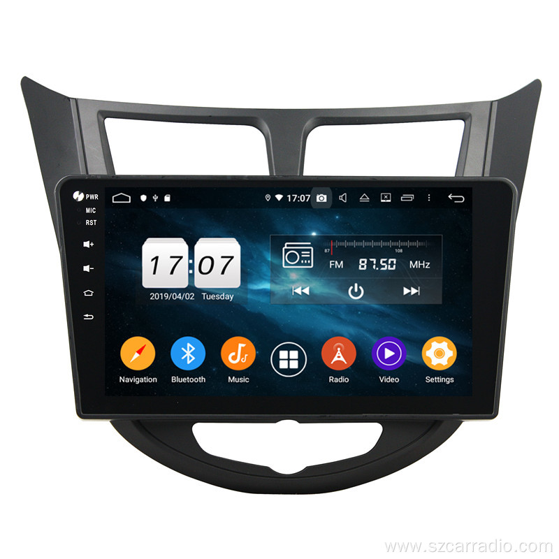 android car dvd for Verna Accent Solaris 2011-2012