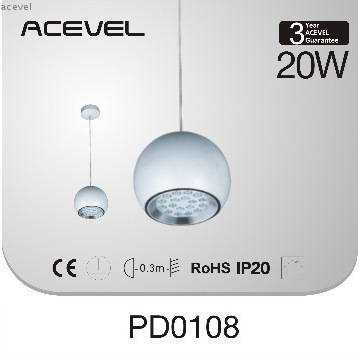 New design LED COB pendant light, 20W