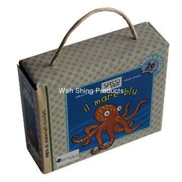 Educational paperboard puzzle book