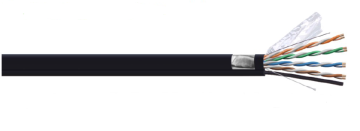 F/UTP unshielded CAT5e Twisted Pair Installation Cable ROHS conform 4 pairs twisted cat5e cable