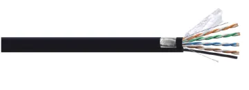 F/UTP unshielded CAT5e Twisted Pair Installation Cable ROHS conform 4 pairs twisted cat5e cable