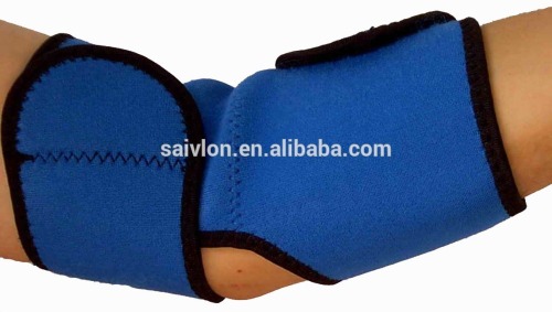 Adjustable neoprene elbow support pad brace