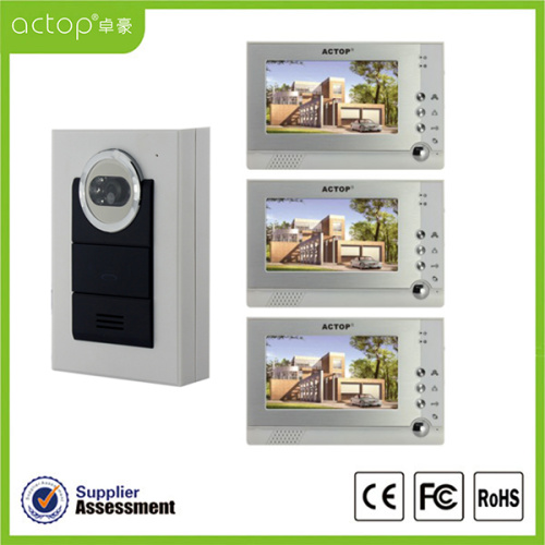 7 inch Night Vision Color Doorphone Video Intercom