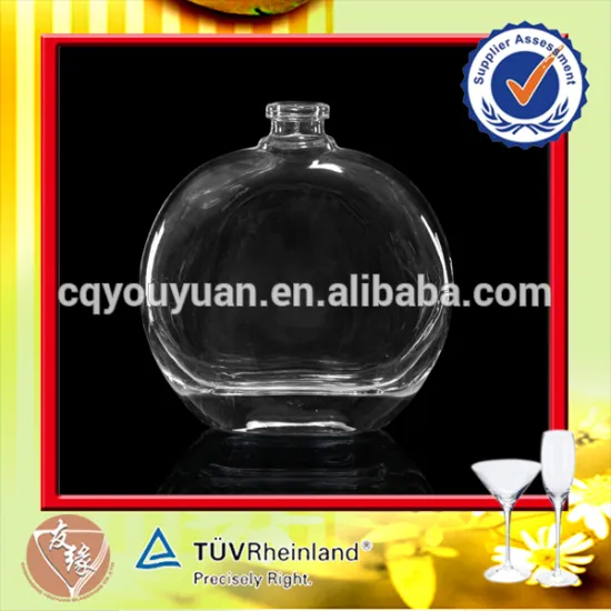 50ML Mini Perfume Bottle Round Cylinder High Quality Glass Bottle