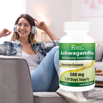 Ashwagandha menyokong relaksasi India kapsul Ashwagandha
