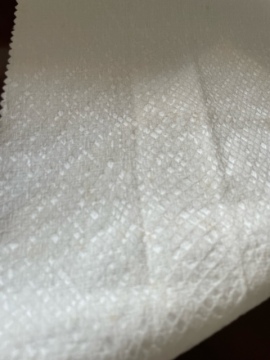tessuto jacquard in raso poliestere di cotone