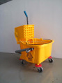 B-040 Troli Mop Wringer tunggal