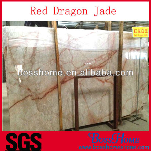 Red Drangon Jade cut to size marble slab with beautiful pattern