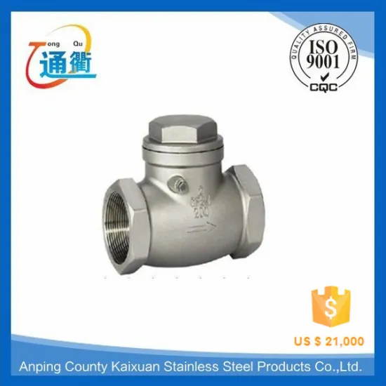 free sample made in china stainless steel check valve in stock