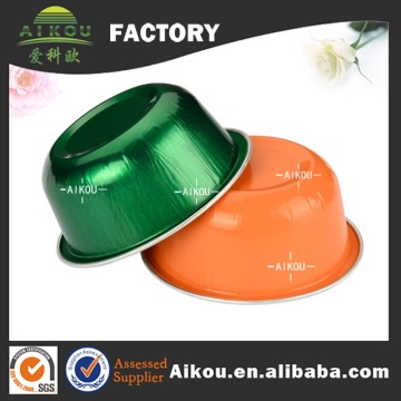 Cute and mini clear plastic lids provided aluminum foil baking cups