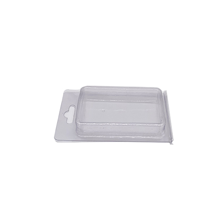 Transparent vacuum thermoforming clamshell blister