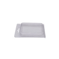 Transparent plastic double clamshell packaging