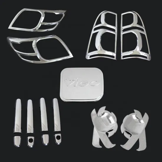 YCSUNZ Hilux Car Accessories Full Set Chrome 5pcs Kits For Toyota Hilux Vigo 2005-2010 2011-2014
