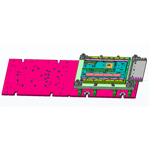 Lower part of air conditioner side panel mould