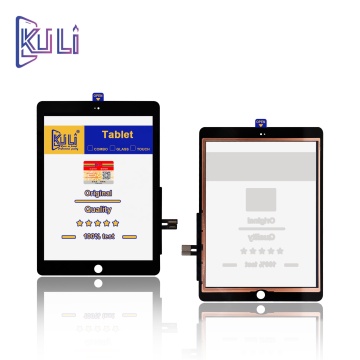 Pantalla de digitalizador táctil de borde de oro kuli para iPad 9.7 \ "2018 6th Gen A1893 A1954 Pantalla de OCA de vidrio frontal LCD