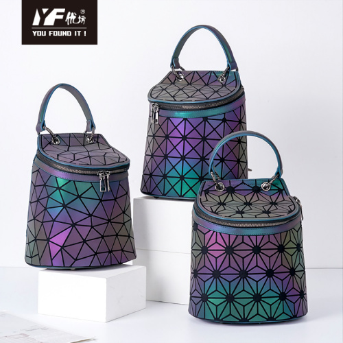 NOUVEAU Sac à main de style simple Glow-in-the-Dark Diamond Femme Dual Sac à dos