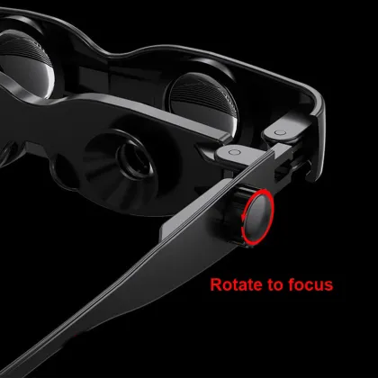 3X Opera Glasses Fishing Binoculars - Hands-Free Telescope for Fishing, Bird Watching & Sports