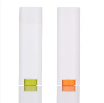 Custom 4.5g oval lip balm tube packaging