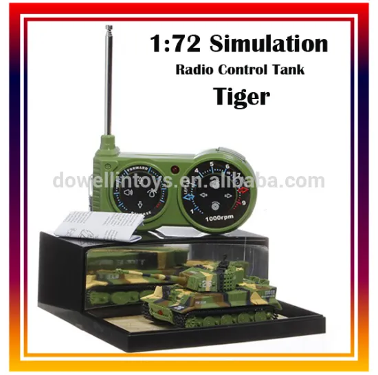 1:72 Simulation Tiger Radio Control RC Mini Tank Toy