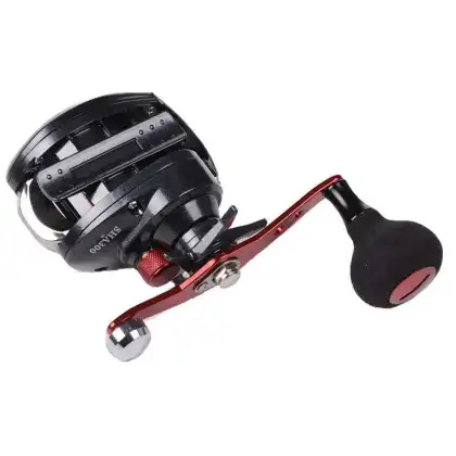 Digital Cross Droplets Wheel Fishing Reel with Brake for Lure Fishing