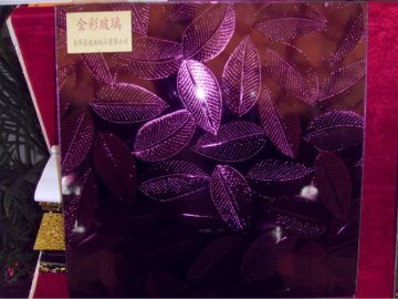 3-6MM Colored Patterned Glass Silver Mirror