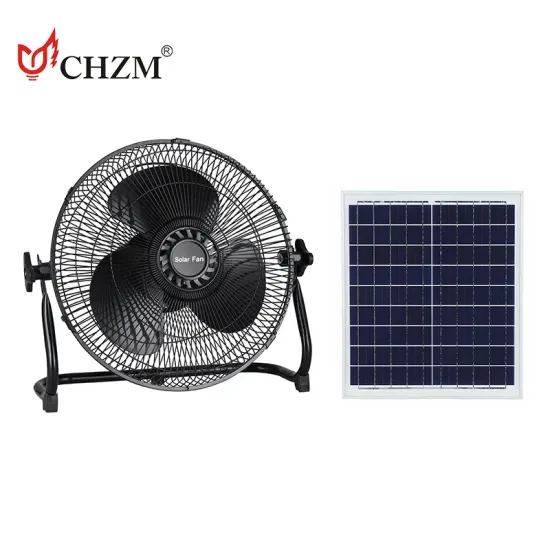 CHZM Custom Logo 10 inch Rechargeable Solar Fans - Portable Auto Fan Energy