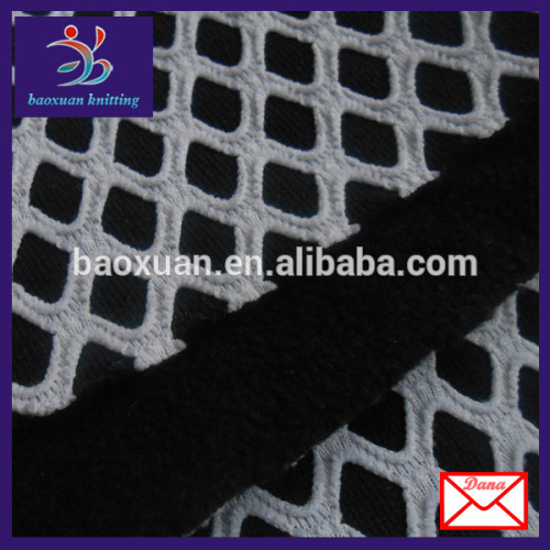 China polar fleece bonded lace fabric