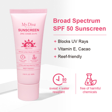 Crema solar OEM SPF 50+: protección UV de amplio espectro para todos los tipos de piel
