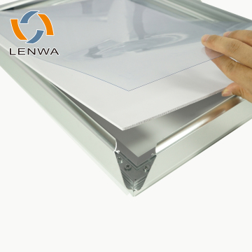 Black, Silver, Gold Aluminium Snap Profiles for Photo Frames, LED Boxes, and Posters